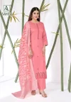 Saheli By Alok Jam Cotton Embroidery Dress Material